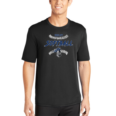 Adult Dri-Fit Performance Tee - Softball laces Thumbnail